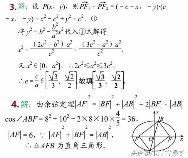 高考数学训练：椭圆之二