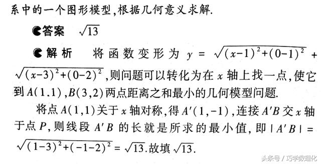 巧学数学 常考考点最值问题的5大妙解方法