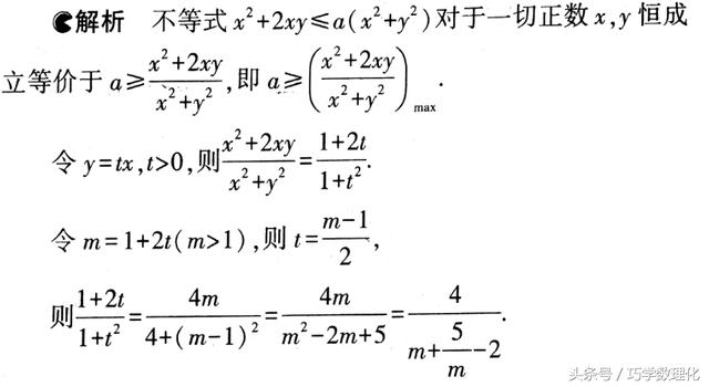 巧学数学 常考考点最值问题的5大妙解方法