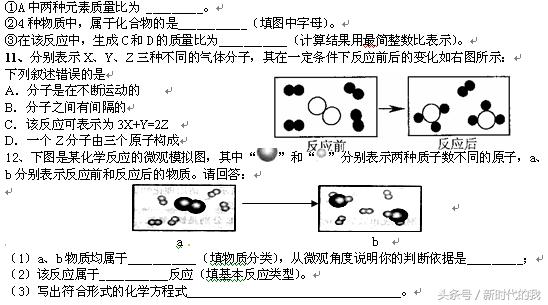 初中化学复习专题微观粒子