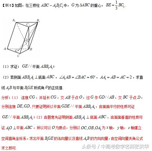 2018年高考数学压轴突破140 立体几何八大考点透析