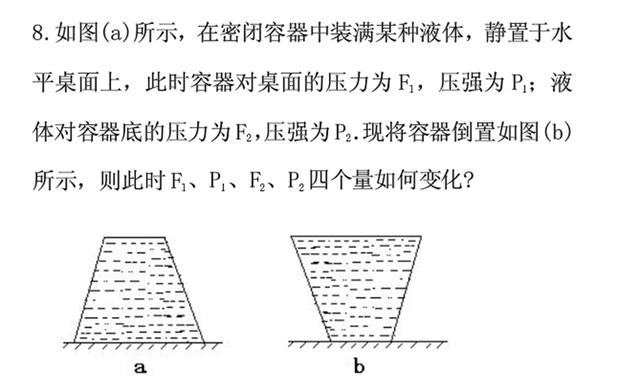 压强公式和液体压强公式的不同点