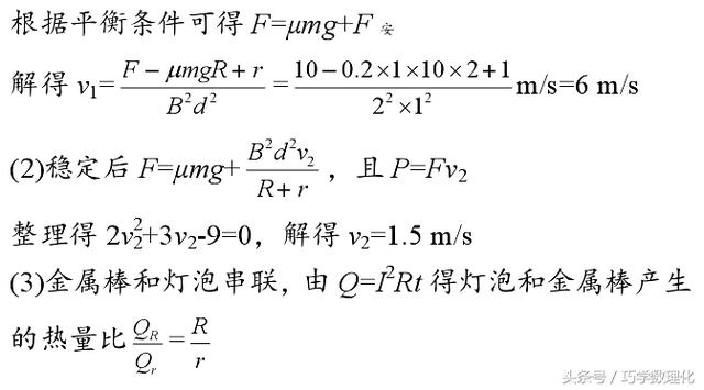 高考巧提分真材实料拿高分电磁感应中的终态问题！