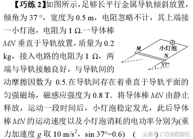 高考巧提分真材实料拿高分电磁感应中的终态问题！