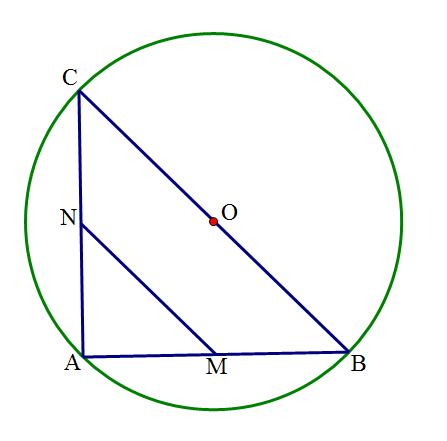 九年级数学，圆与中位线定理，这道题目难度适中