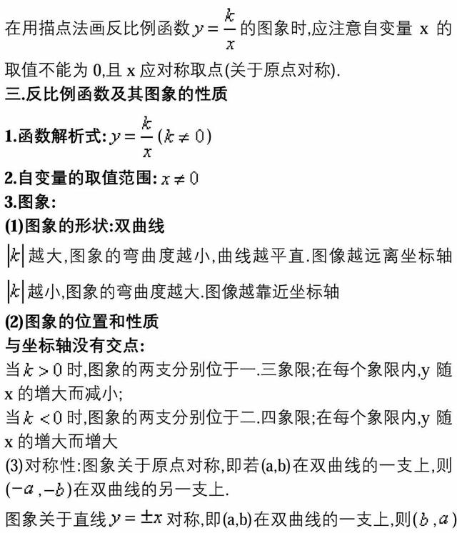 专题复习|初中函数重要知识点汇总! 提分必备！