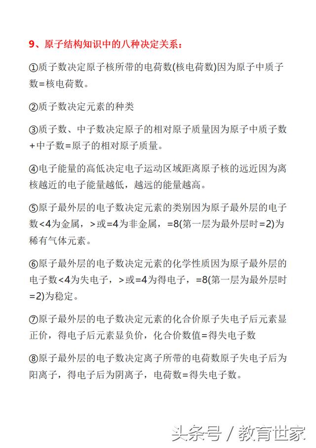 中考化学，如记着这11条必考点，中考化学准拿高分！