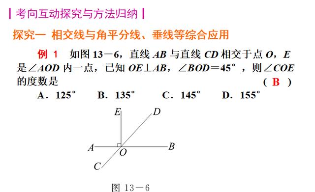 初中数学知识点100讲—第13讲几何初步、相交线于平行线