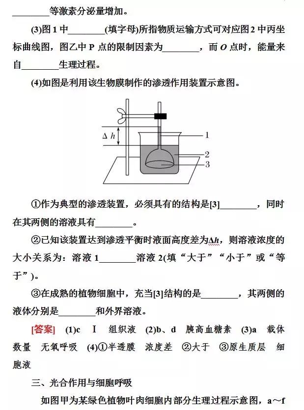 高中生物 | 必修十大知识点（可打印）