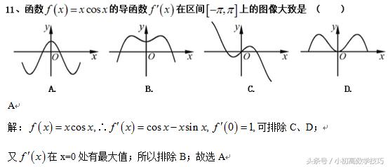 【冲刺高考】函数图像习题的处理技巧