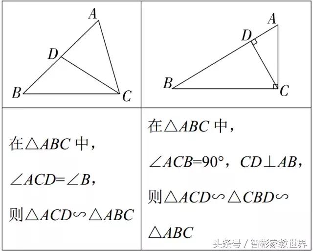 每年中考数学必考题：相似三角形的判定及常考模型例题及解析