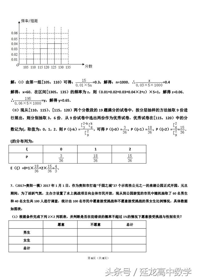 高考——概率解答题——专项突破（解析版）