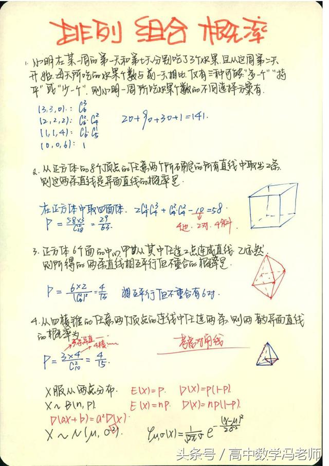 学霸高中数学错题集，知识方法非常全，高考冲刺用正好！快来领取