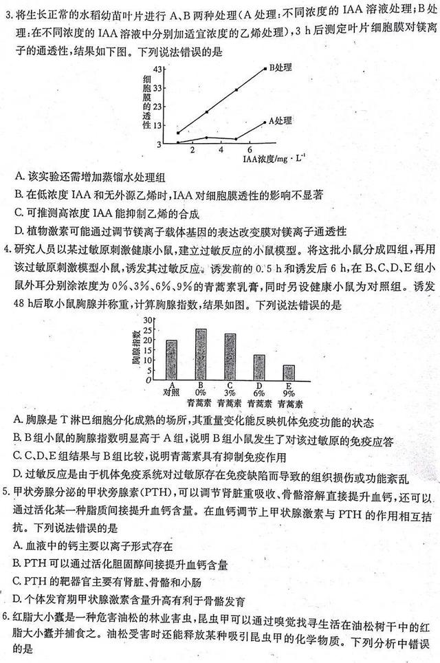 高考理综精品押题卷