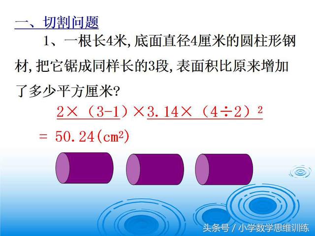 小升初难点---图形   圆柱与圆锥难题六大类型难题解析