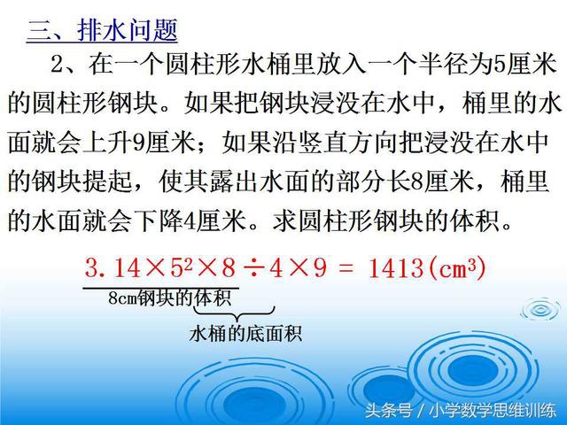 小升初难点---图形   圆柱与圆锥难题六大类型难题解析