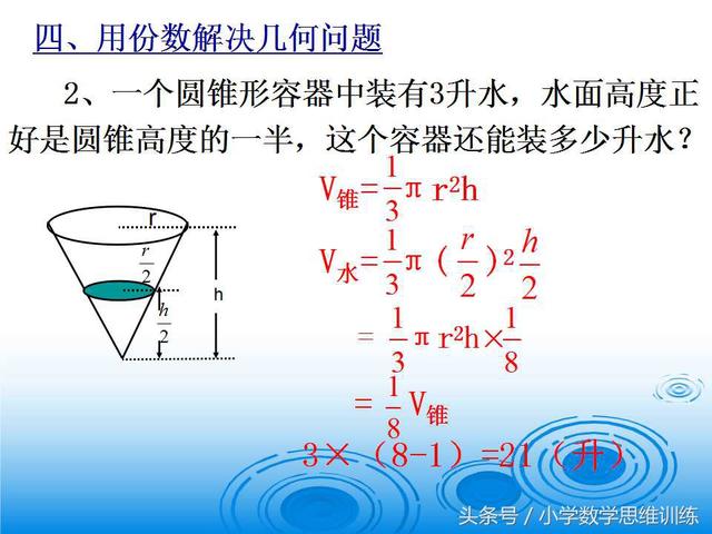 小升初难点---图形   圆柱与圆锥难题六大类型难题解析