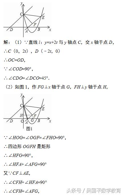 冲击2018年中考数学，专题复习45：二次函数综合题型