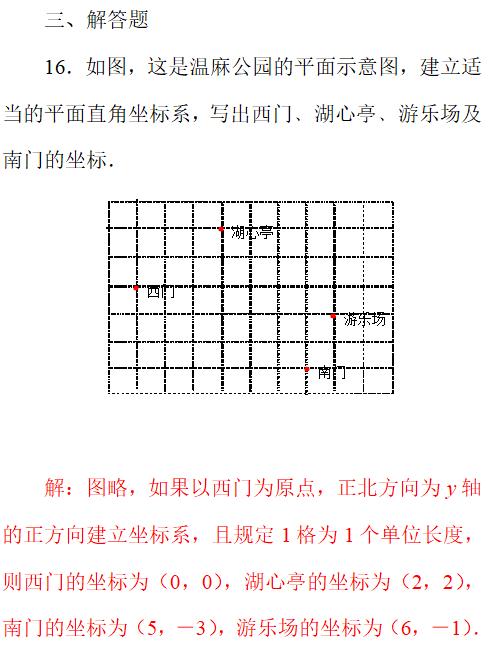 初一数学辅导连载之九——人教版数学七下期中模拟试卷附答案