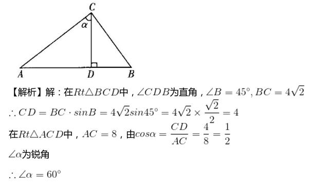 初三下册数学丨解直角三角形及其应用(1)