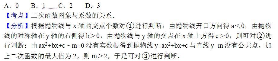 初中数学：二次函数图象与系数的关系，最容易错的问题（经典40）