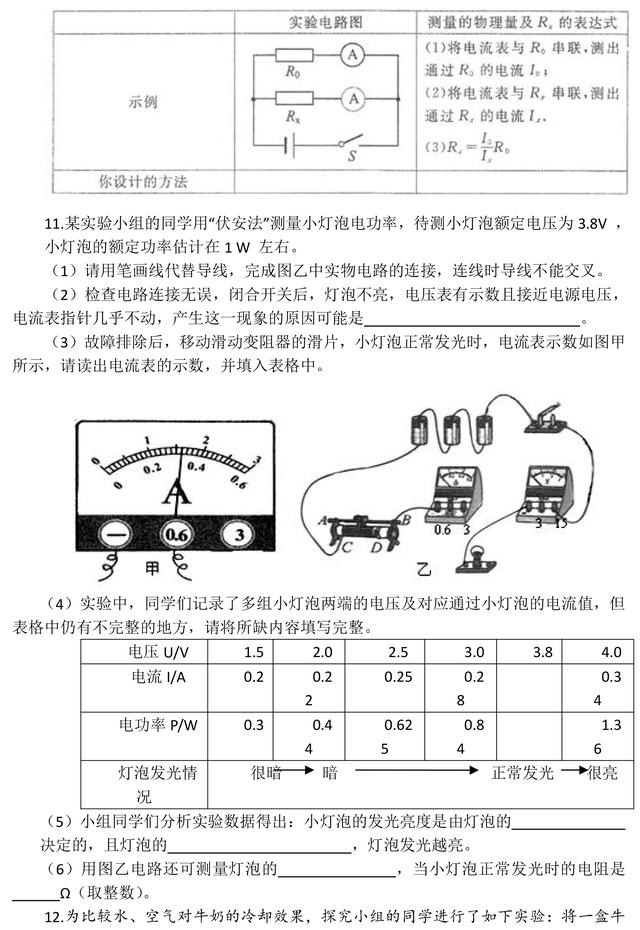 中考阅卷名师整理：中考物理易错题100道，看完后，千万别再错！