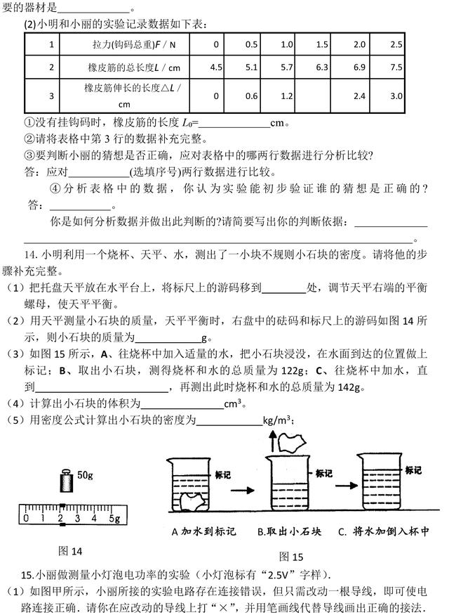 中考阅卷名师整理：中考物理易错题100道，看完后，千万别再错！