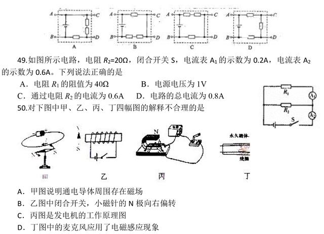 中考阅卷名师整理：中考物理易错题100道，看完后，千万别再错！