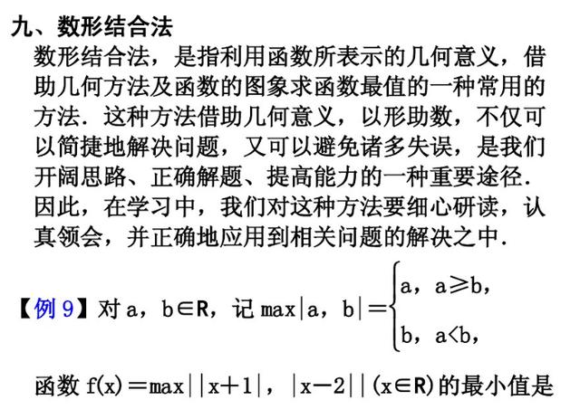 求函数最值问题常用的10种方法，高考填空、大题每年都会遇到！