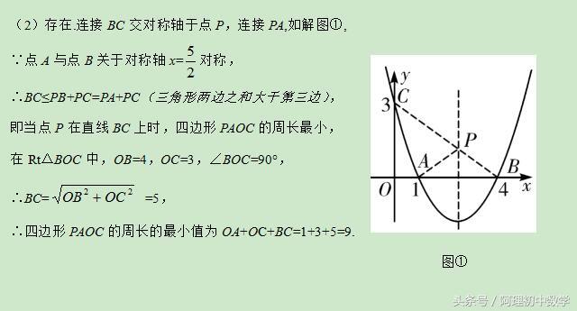 中考数学：二次函数与特殊三角形有关的问题