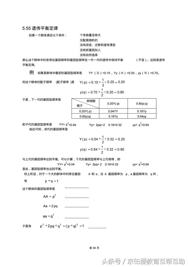 高考生物总复习（宇宙超级无敌全版）