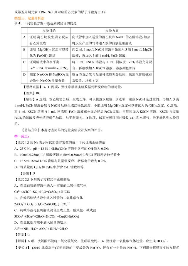 高中化学高考总复习冲刺：化学选择题的解题技巧详析