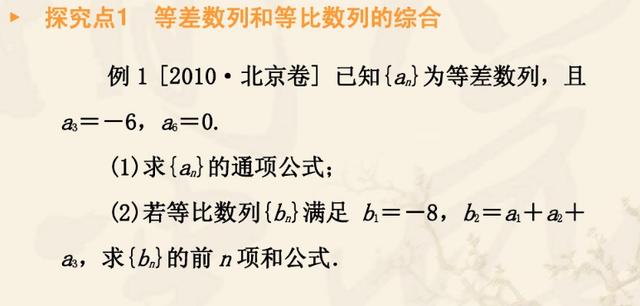 高中数列求和知识汇总，高考前让学生吃透这些题型，数列重点都在