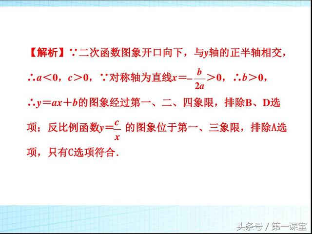 初中数学题型研究：分析判断函数图象的4种类型归纳