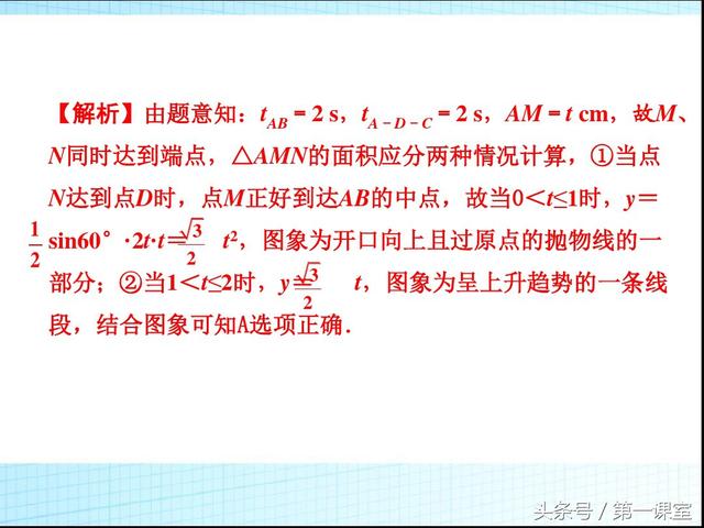 初中数学题型研究：分析判断函数图象的4种类型归纳