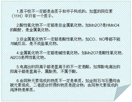 初中化学32个“不一定”：这些易错知识点再不掌握，下次还会错！