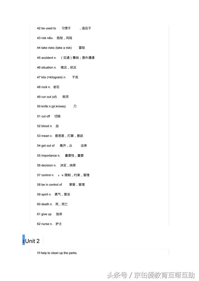 八年级下册需要掌握的420个英语单词