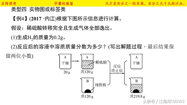 初中化学中考总复习——综合计算题