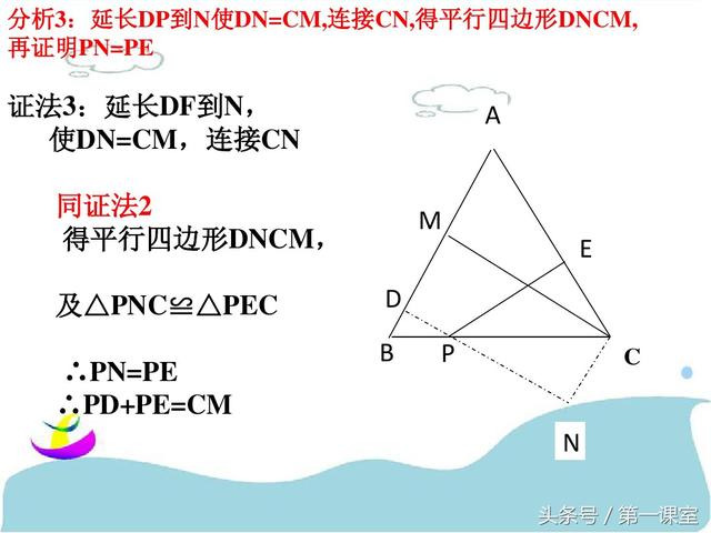 巧作数学辅助线：一题多解在几何证明中的应用