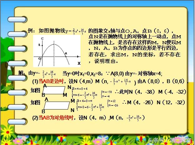 初中数学专题：中点坐标公式在平行四边形存在性问题中的应用