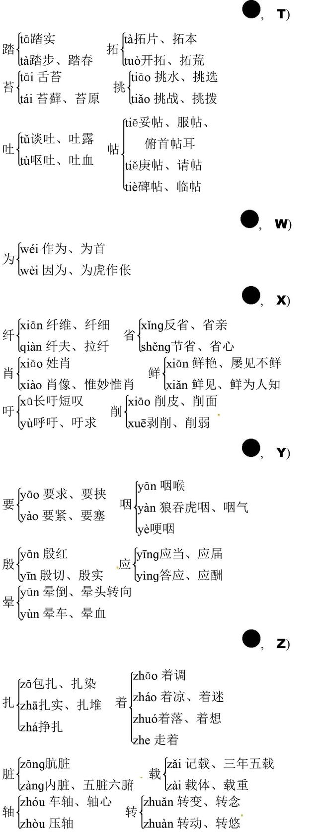 这些初中生易读错的多音字，收藏了，中考语文常考到！