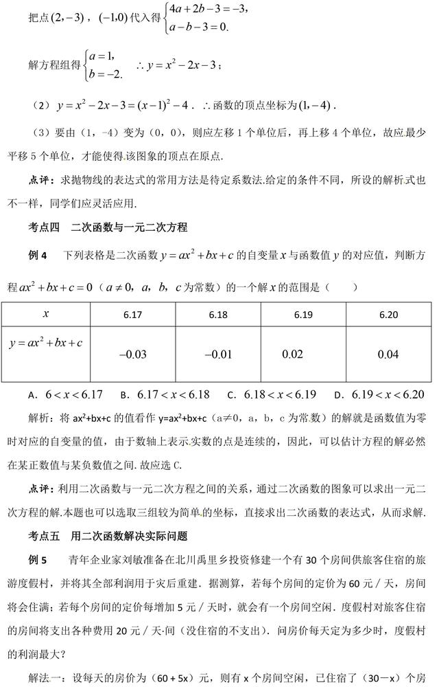 中考数学必考的二次函数，一共就这5个考点，看完肯定拿高分！