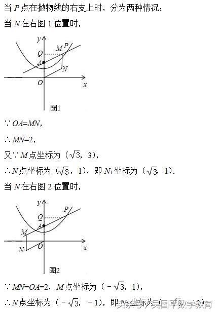 冲击2018年中考数学，专题复习77：二次函数分类讨论综合题型