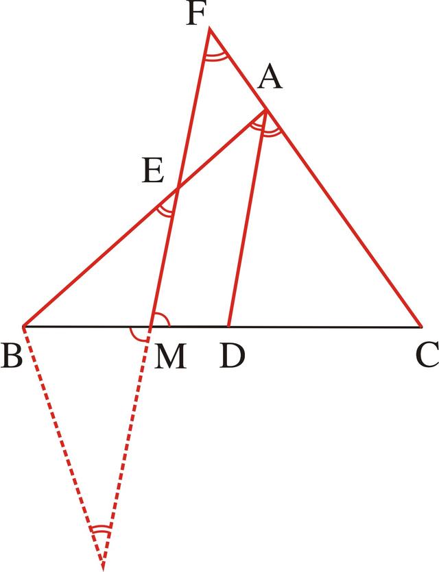 基本图形分析法：角平分线和平行线的组合图形（四）