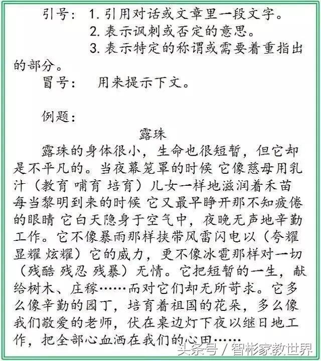 中小学语文必备：阅读理解主要就是这7类，值得收藏