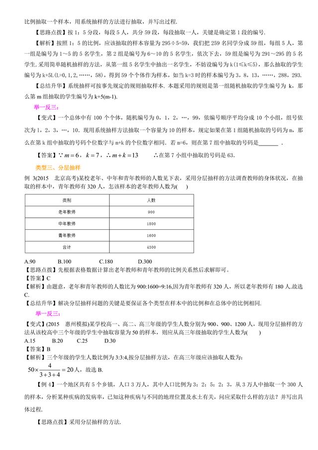 高考数学总复习冲刺：统计与统计案例知识点详细解析