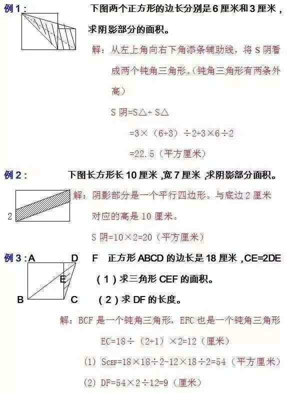 数学老师：小学几何难？掌握这10大“万能”解法，保管6年一分不扣