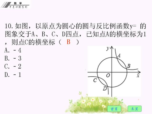 2018年中考数学总复习：考前冲刺十五天（1）