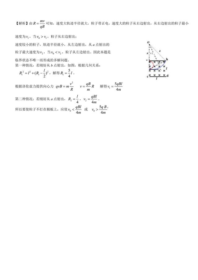 高考物理总复习冲刺：磁场对运动电荷的作用知识点详细解析