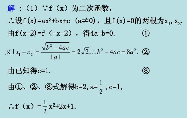 高中数学重点求函数解析式，待定系数、方程组、赋值、图像汇总